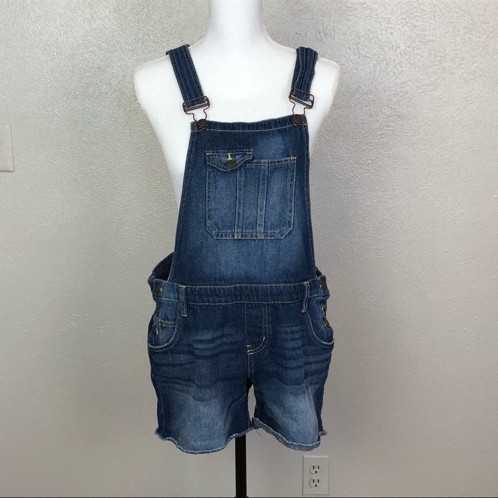LEI Shortalls Size Large Overalls Weathered